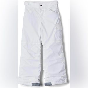 Columbia white snow pants